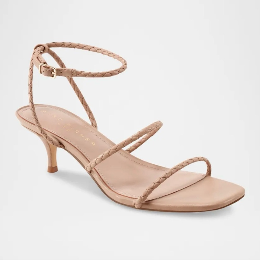 Marc Jacob’s Beylee Braided Leather Sandals in Medium Natural NWOT